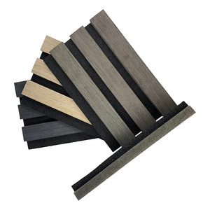 MDF board is waterproof and fireproof, suitable for interior wall decoration with sound absorption and sound insulation function