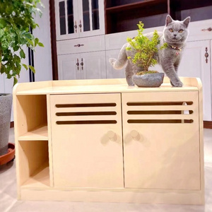 Modern Wood Dog Crate Dog Furniture Indoor Outdoor Dog Kennel Pet House Wood Animal Cage with Door