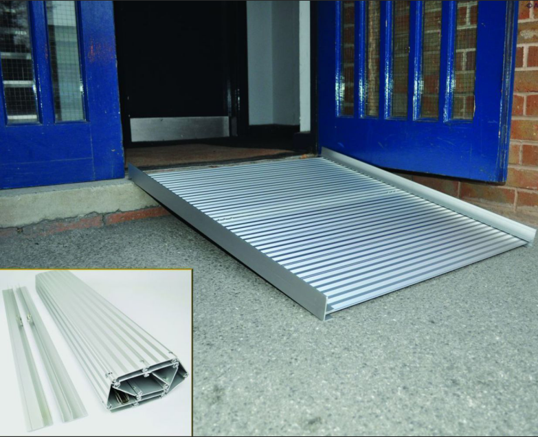 Aluminum lightweight Roll up ramp  for scooter , motorcycle and wheelchair with a carrying bag