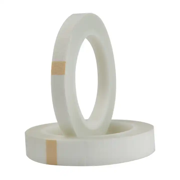 Self Adhesive High Temperature Resistant Powder Coating Backing Pipe Fixing Glass Fiber Tape