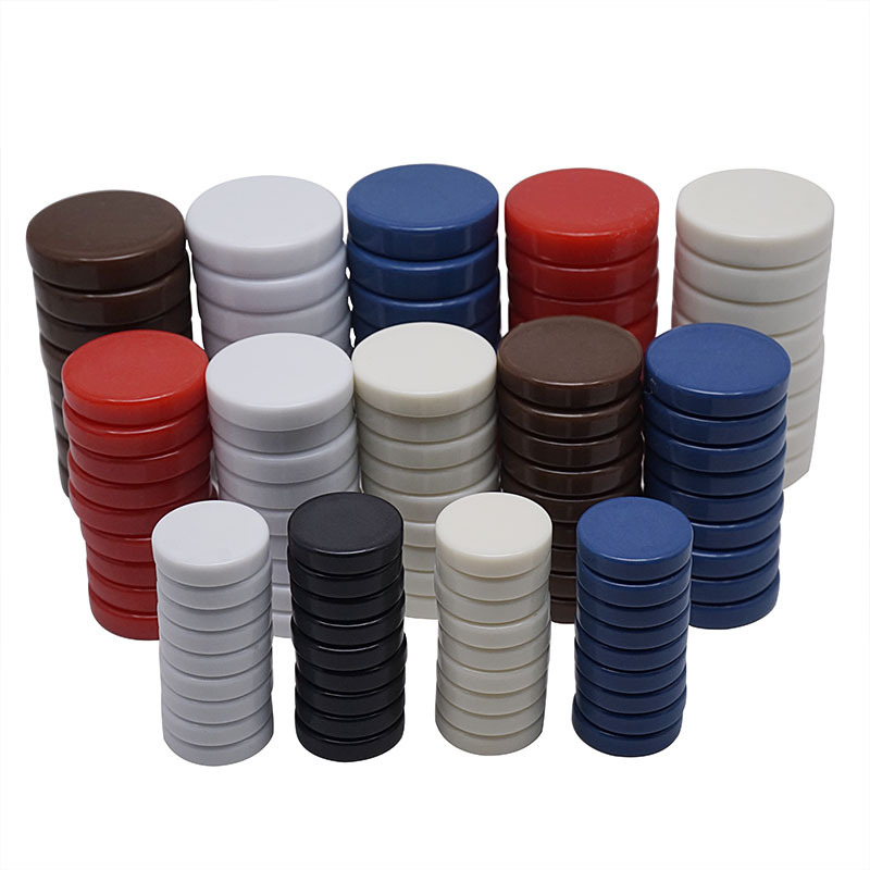 print logo pattern number word Wholesale Plastic Smooth Surface Poker Chips in Bulk for Board Game token