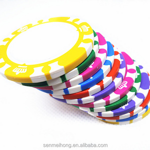 promotion high quality poker chips Multi-color optional customizable clay poker chips fall-resistant, durable for mahjong game