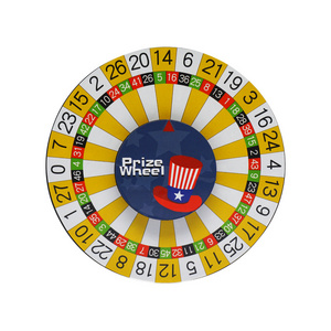 Simple version lottery lucky number hot  draw electric button roulette wheel