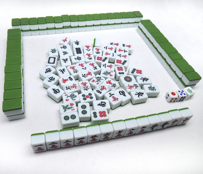 Portable Size and Light-weight Mini 144 Mahjong Tiles Set