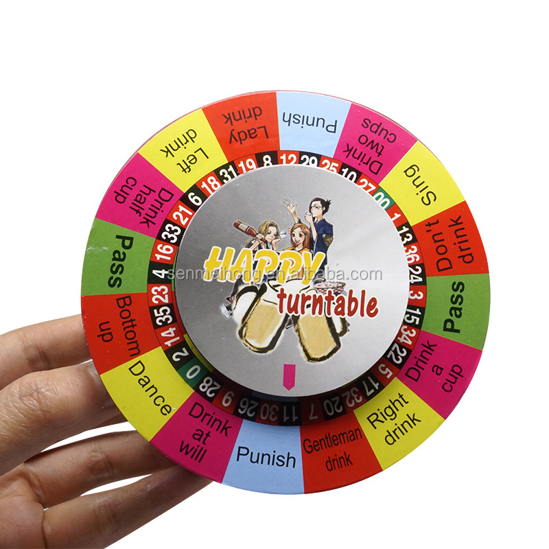 popular drinking game Fashion Russian Eco-friendly Toy Roulette Wheel Machine