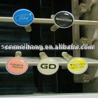 Custom perfume car freshener vent clip, private label scent car air giveaway freshener for car