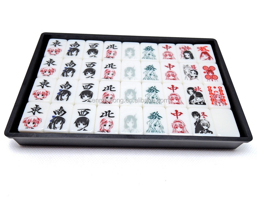 Factory Printing Japanese Gift Mahjong set with Betting Sticks for Promotion