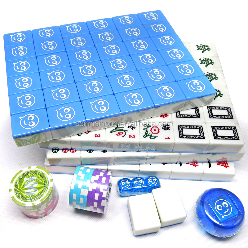 Factory directly Custom High-grade classical gift mahjong tiles set