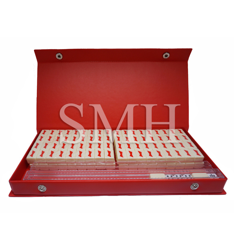 Customized Brand Logo Portable Family Leisure Time Acrylic Material Mini Traditional Chinese Travel Mahjong Set