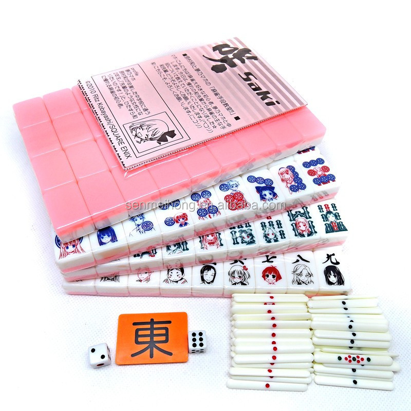 Factory Printing Japanese Gift Mahjong set with Betting Sticks for Promotion