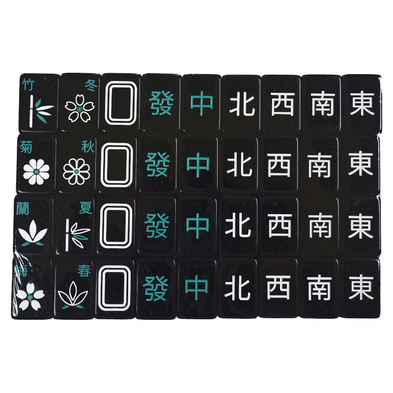 Custom Heat-transfer Printing 2.7cm Japanese Mahjong Tiles set