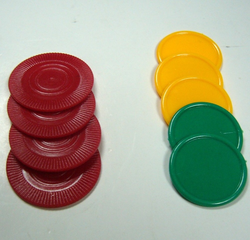 Plastic Cheap Tokens Mini Poker Chips