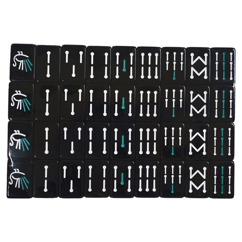 Custom Heat-transfer Printing 2.7cm Japanese Mahjong Tiles set