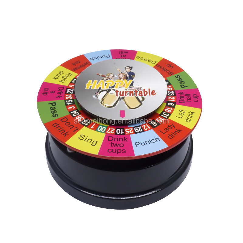 popular drinking game Fashion Russian Eco-friendly Toy Roulette Wheel Machine