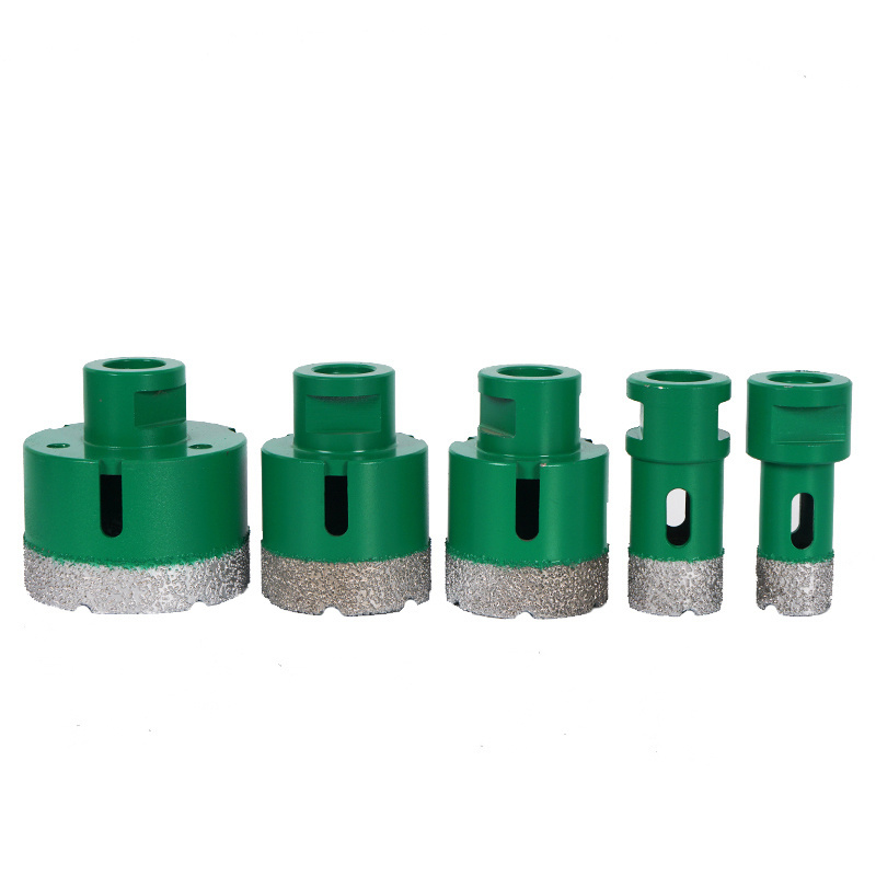 Dry Use Vacuum Brazed Diamond Drill Bit ,M14 Shank Core Drill Bits Diamond Hole Saw Porcelain Hole Cutter