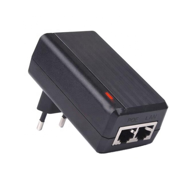 12v 100M 1000Mbps wifi ap laptpop tp link router poe switch 48V 500ma gigabit passive power over ethernet poe injector