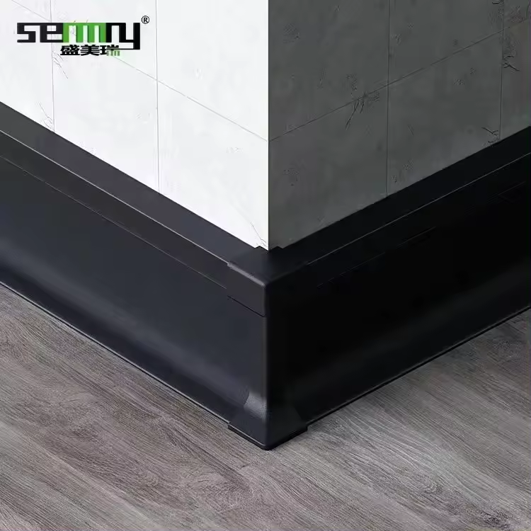 New design floor skirting board with led lighting aluminium wall skirting baseboard