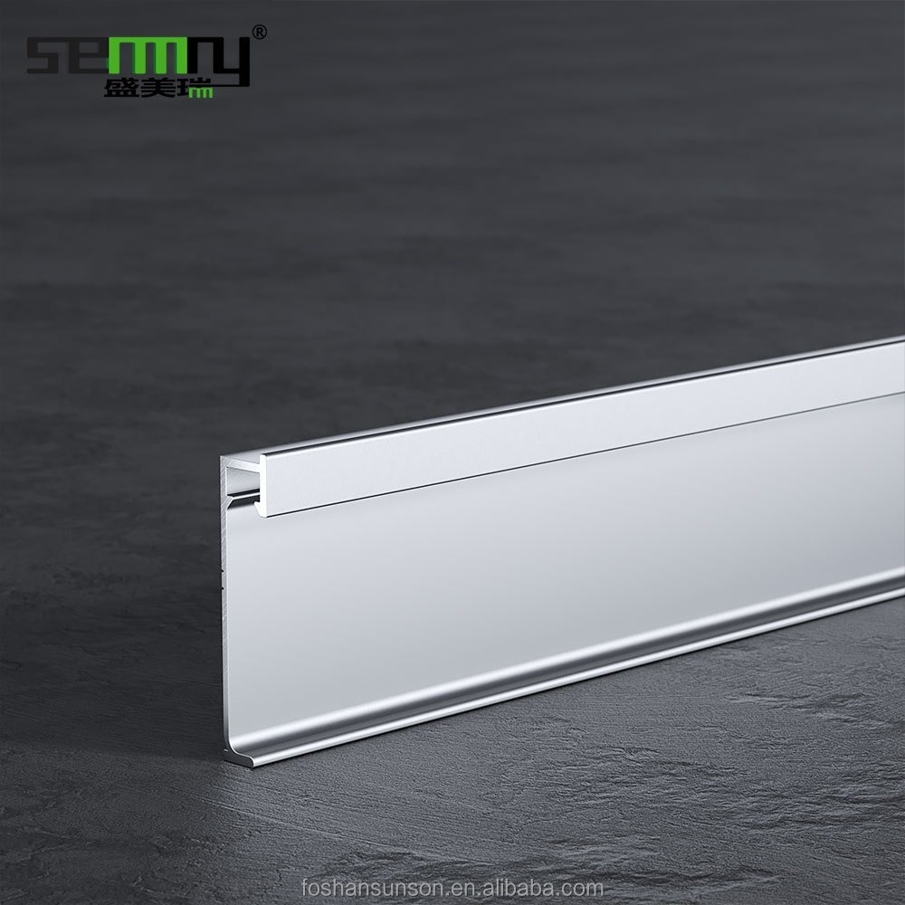 Free sample Aluminium Alloy Baseboard Wall Flooring LED Skirting Board aluminum led baseboard lighting skirting led floor lights