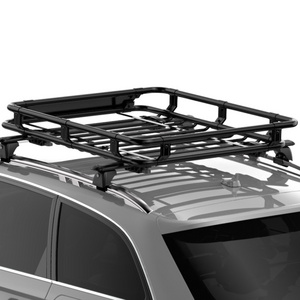 Car Roof Rack Cargo Basket with 150 LB Capacity Top Luggage Carrier Fit for SUV Truck Cars