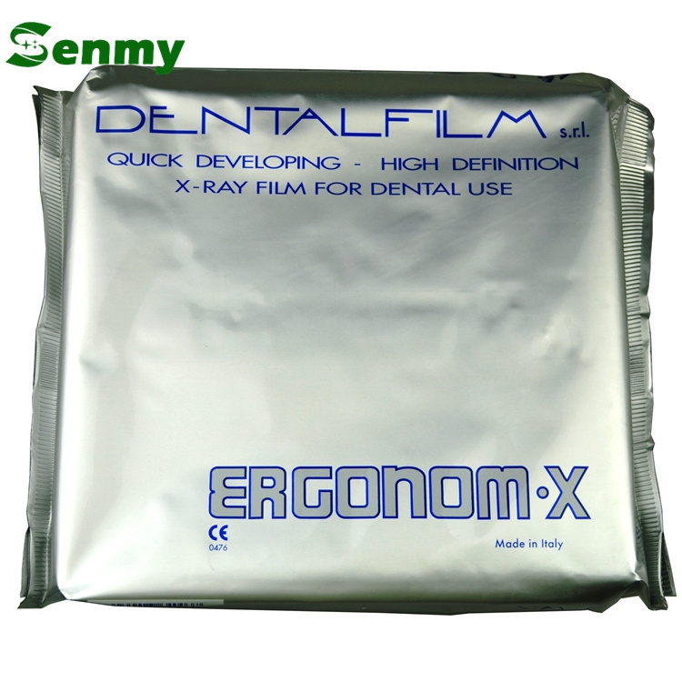 S812 Italy Imported Fast Speed Light Room Dental Xray Film with Monobath 50Pcs/Box