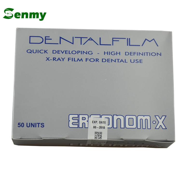 S812 Italy Imported Fast Speed Light Room Dental Xray Film with Monobath 50Pcs/Box