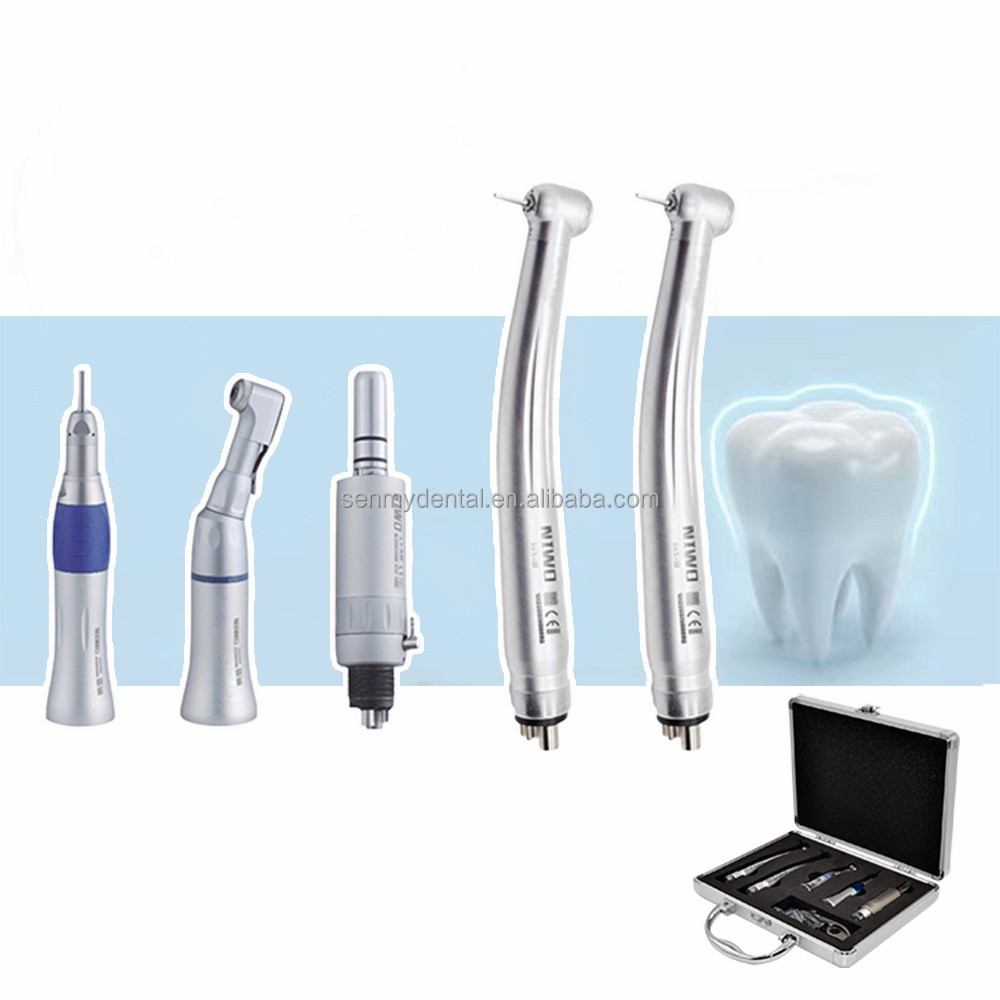 N301 A+ Quality Anti-Slip Dental Air Turbine High Speed Micromotor Handpiece 2 Holes 4 Holes Push Button with Ceramic Cartridge