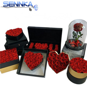 Yunnan Sennka Valentine's gift Real ecuador preserved rose fresh cut flower eternal in luxy gift box