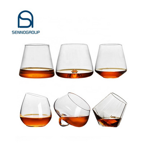 Wholesale Ensemble de Verres a Whisky Whiskey Glasses Crystal Glass Cigar Glasses Whiskey Big Belly Cup