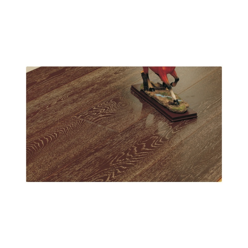 Indoor Light Wire Brushed Surface Treatment Wood Floor Oak Multi-layer Engineered  Wood Flooring