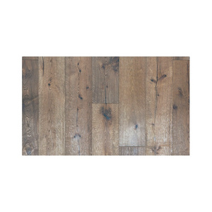 Indoor Light Wire Brushed Surface Treatment Wood Floor Oak Multi-layer Engineered  Wood Flooring