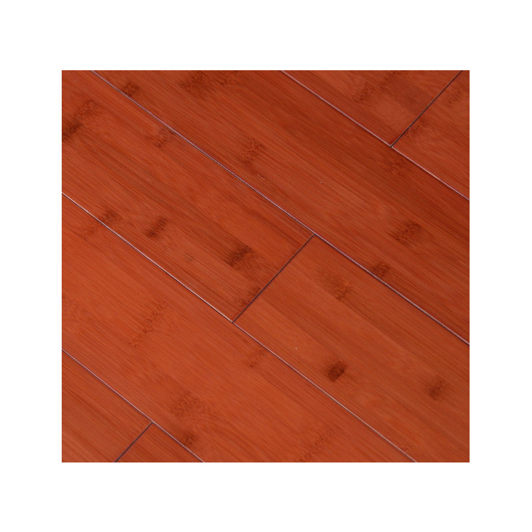 Tongue Groove Click System Solid Strand Woven Bamboo Flooring Walnut 100% Solid Natural Bamboo Wood Flooring