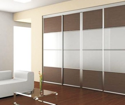 Factory Supply Top Grade Black back painted glass sliding door wardrobe