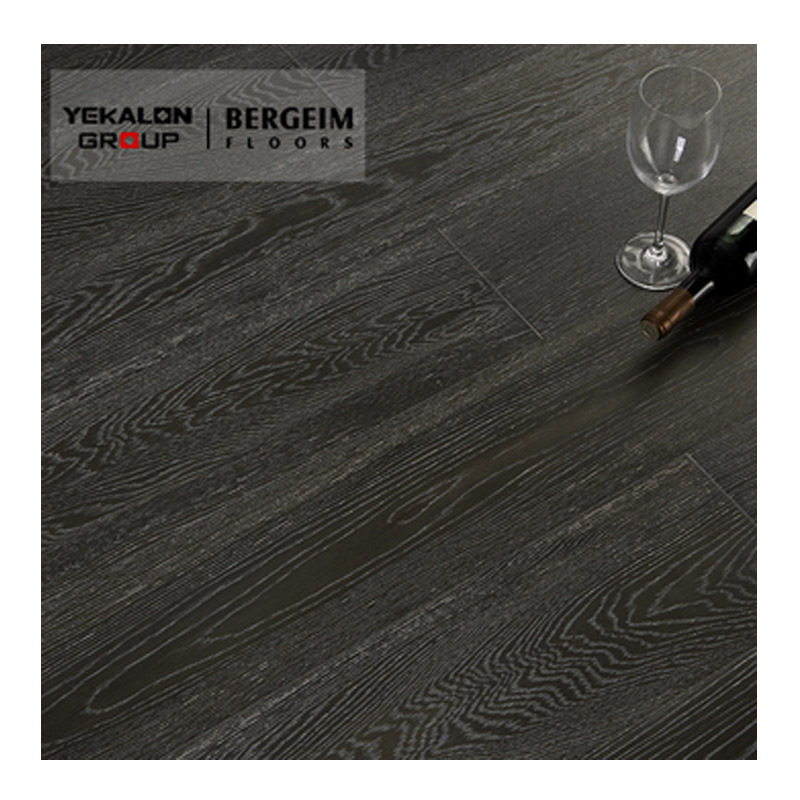 Waterproof Finish Natural UV Oil &Brushed Wood Hardwood Flooring Oak Black White Brushed Hard Wood Flooring