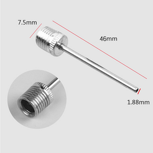 Basketball Foot Volleyball Stainless Steel Valve Needle American Inflatable Needle Pump Metal Ball Needle With Side Hole