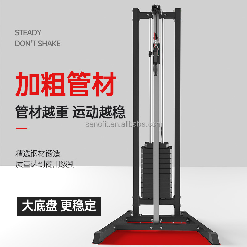 Single Cable Station - Wall Mounted Single Cable Station Wall MountedGym Fitness Single Tower Pulley Crossover Gym