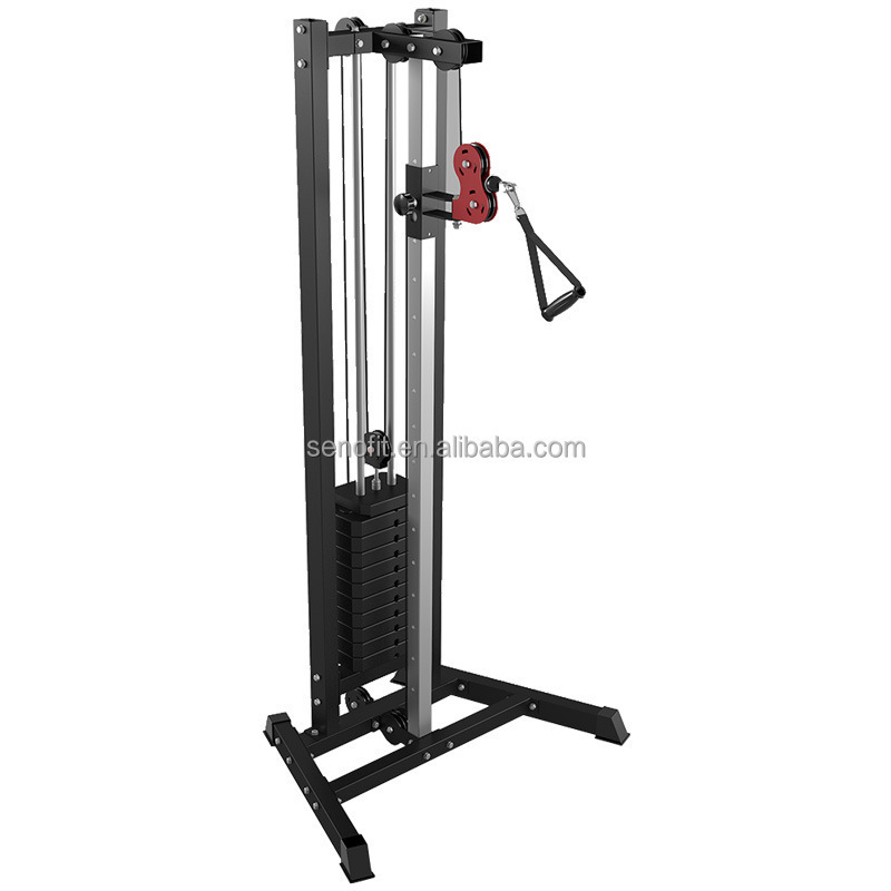 Single Cable Station - Wall Mounted Single Cable Station Wall MountedGym Fitness Single Tower Pulley Crossover Gym