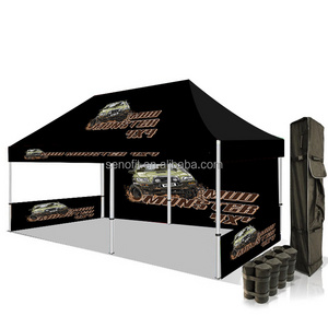 SENAO 10x10 10x15ft Custom Steel Pop Up Tents Advertising Canopy Tent For Trade Show Display Events Outdoor