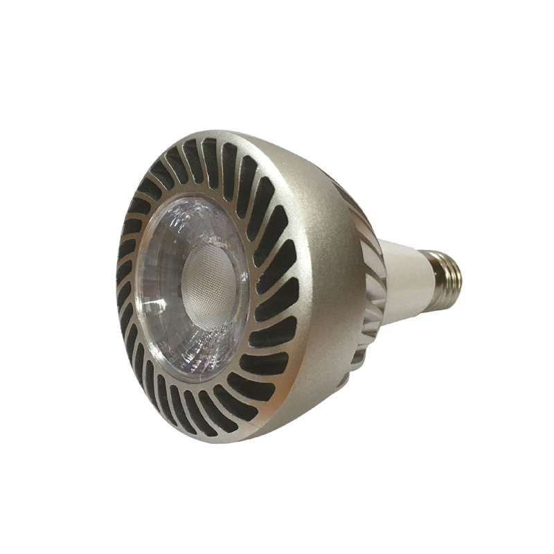 PAR30 LED Tracking Light 32W E27 Silver Housing Patented Design COB LED PAR30 Spot Light China LED Bulb New Arrival