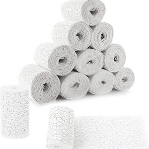 Plaster Cloth Rolls White Gauze Strips Wrap POP Bandages for Craft Belly Cast Mask Making Body Molds Scenery Art