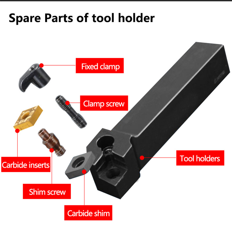 Seno MGEHR1616-4 Cnc Rest Cutting Off  Lathe Parting Tool Holder