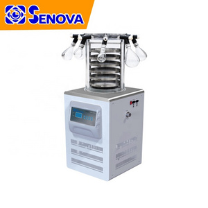 3Kg/Batch Top Press Vial Sealing Laboratory Vacuum Freeze Dryer