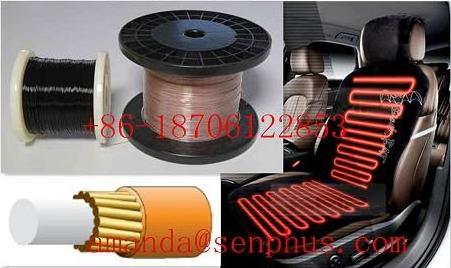 Thin Flexible heating wire for clothing, car seat