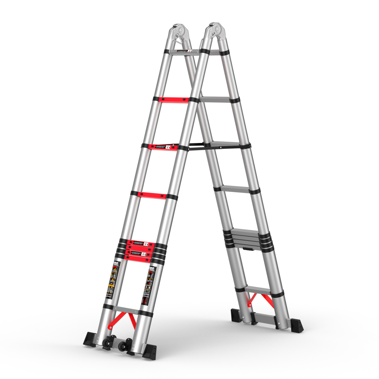 Extension ladder hooks Telescopic fiberglass ladder extension ladders folding multipurpose extension