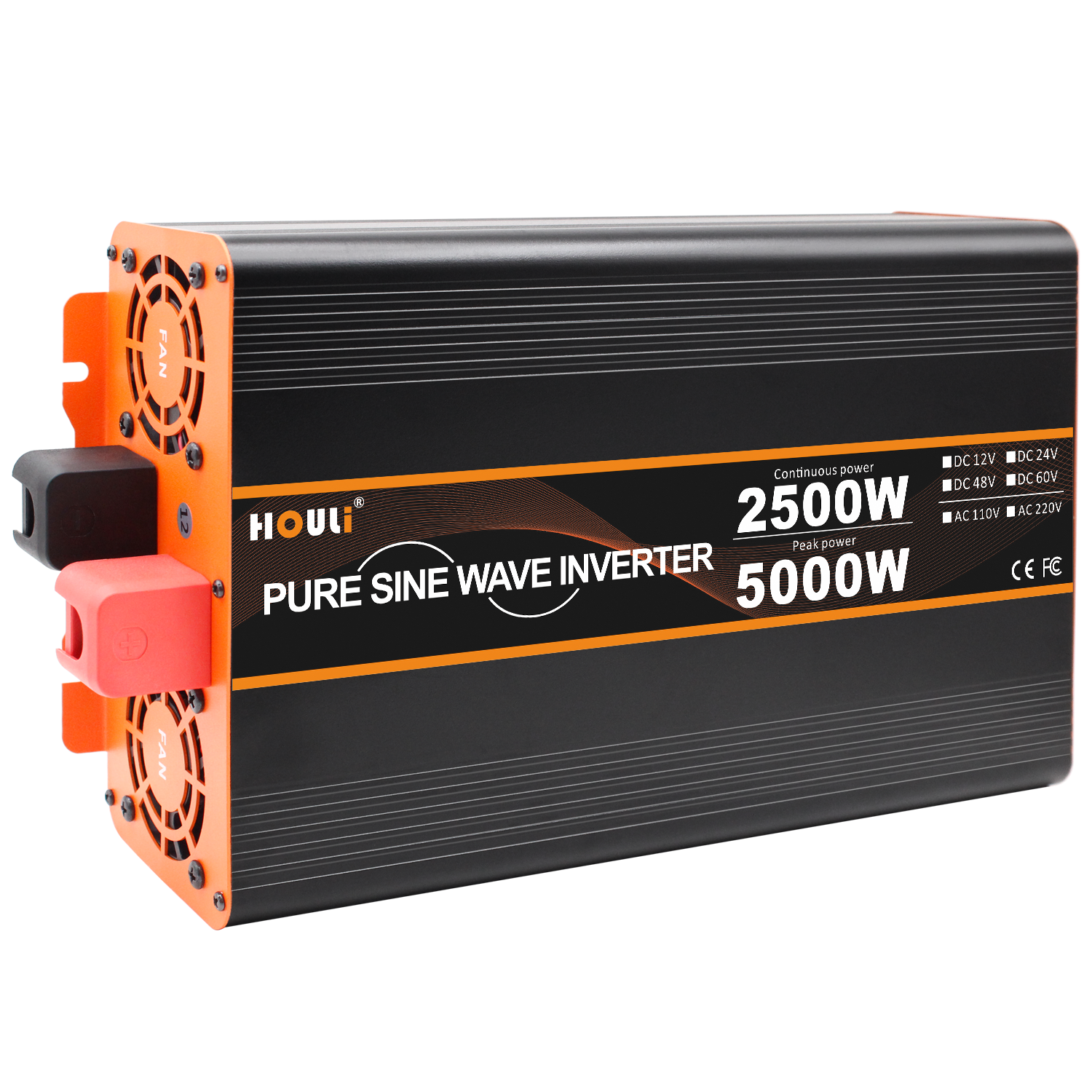 HOULI Rechargeable 24V 230V Inverter Homage Ups 5000 Watt 12v Pure Sine Wave Inverter 2000 watt inversor de corriente 12v a 220