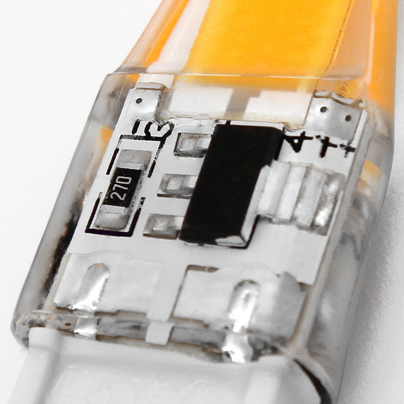 SHENPU Silica Gel Bulb 5000K Epistar RA80 LED Lamp G9 COB 1508 Dimmable