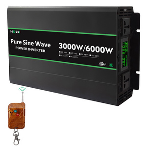 HOULI 24v to 220v 6000 watt Car Pure Sine Wave Inverter Dc 12V To Ac 220V 110V Power Inverter Convertisseur 12v 220v 6000w