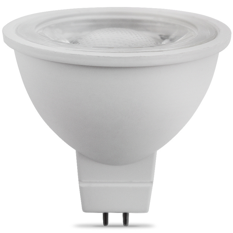 White Cup Led Spotlight Mr16 Cob 7W Ac Dc 12V 2700 - 6500K Gu5.3 Led Spot Light