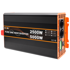 HOULI Rechargeable 24V 230V Inverter Homage Ups 5000 Watt 12v Pure Sine Wave Inverter 2000 watt inversor de corriente 12v a 220