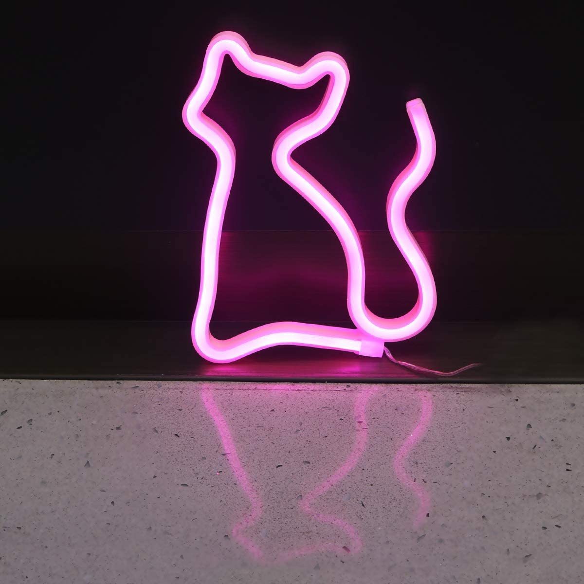 SHENPU Neon Cat Lights Neon Led Light Decoration Neon Lights For Bedroom