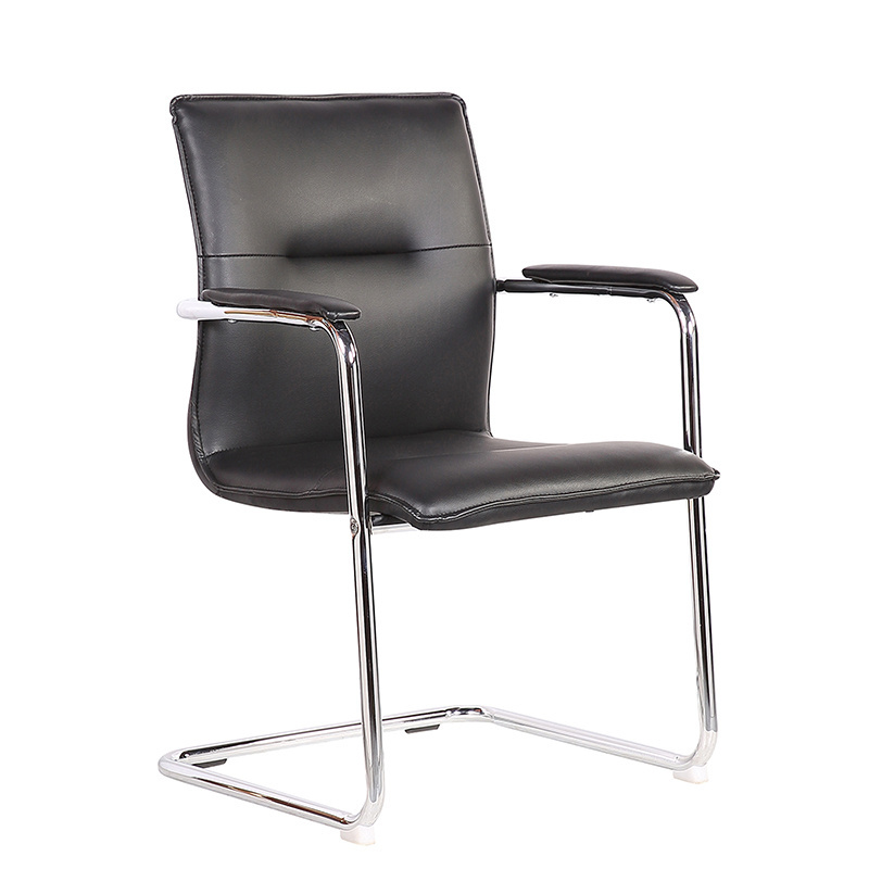 Modern leather metal base office meeting room executive conference chair